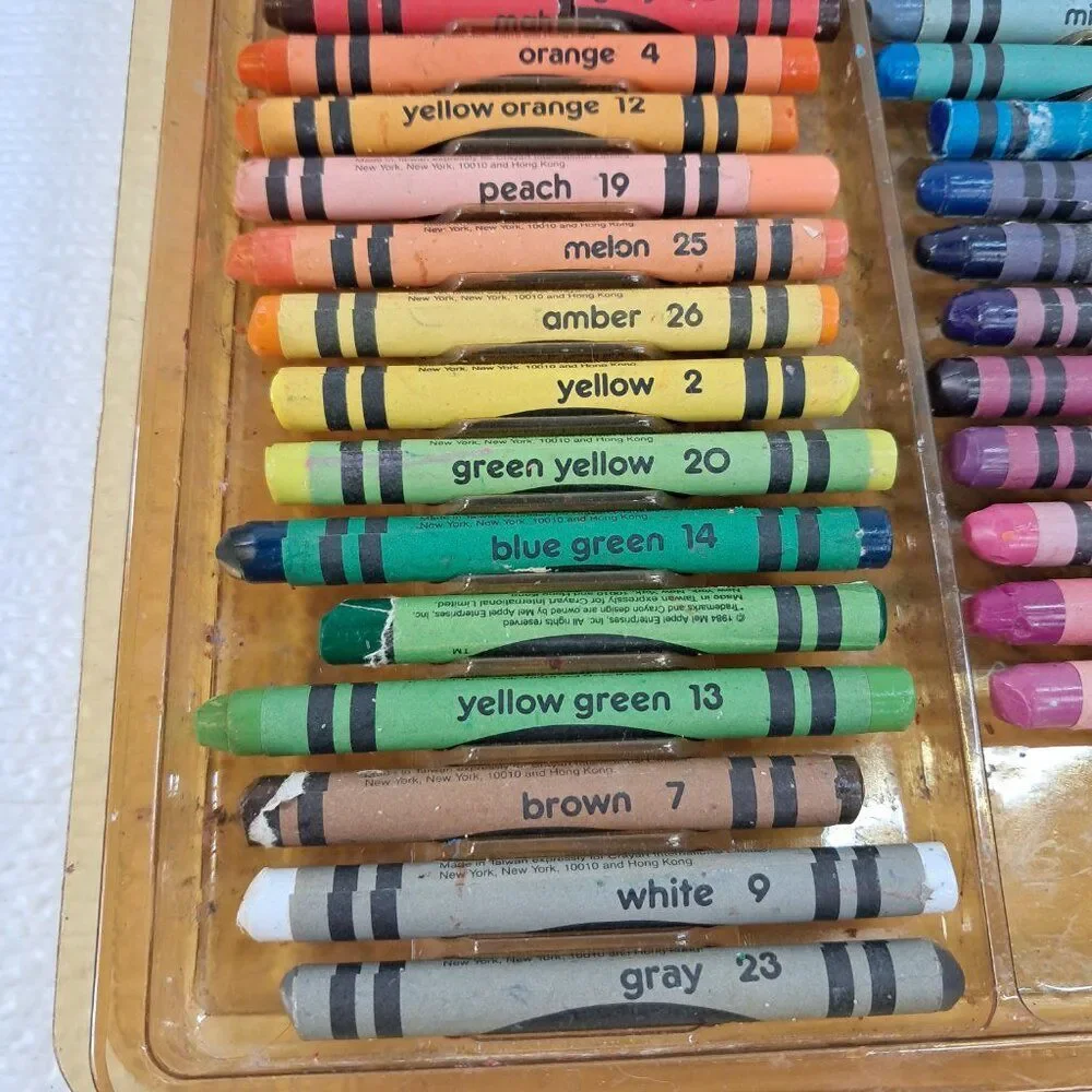 Vintage‎ Mel Appel crayon set kids art supplies Crayart crayons drawing rainbow